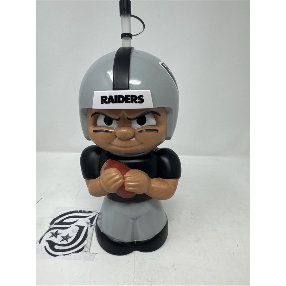 Oakland Raiders Big Sip Tumbler NFL Player Character‎ Cup 16oz Figure Bottle